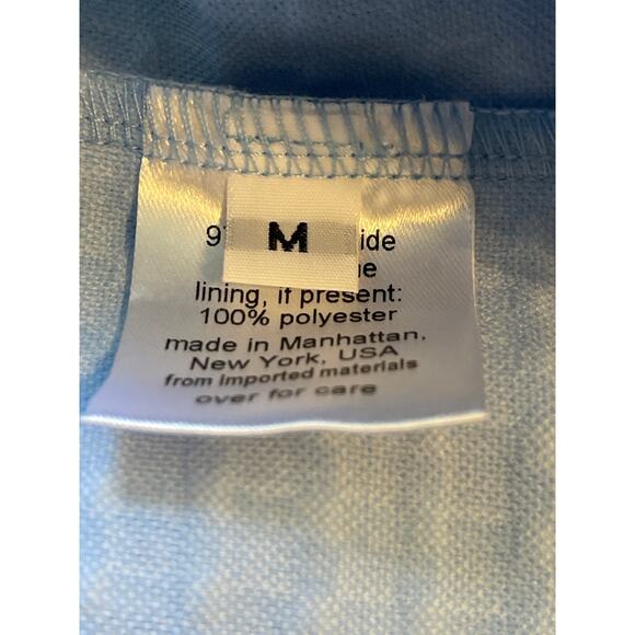 Rachel Comey Siega Checked Sheath Sleeveless Mini Dress Blue White Medium - Picture 15 of 15